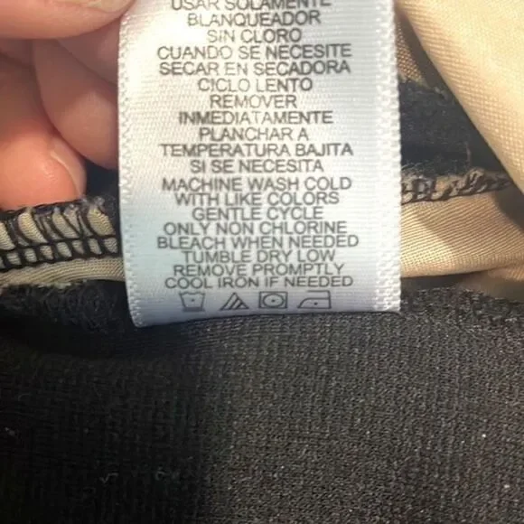 Catherine Malandrino for Design Nation lace long sleeve black fit flare dress 6 - Picture 8 of 8